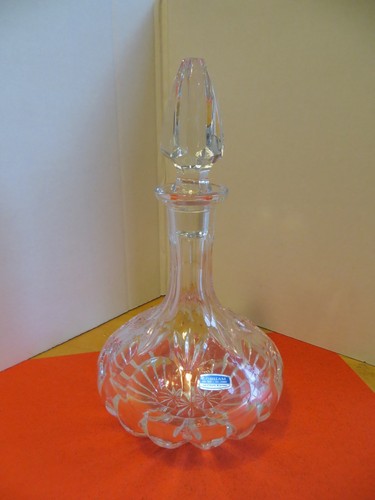 Gorham Decanter Hand Made W.Germany Full Lead Crystal Decanter 22oz - Foto 2 di 6