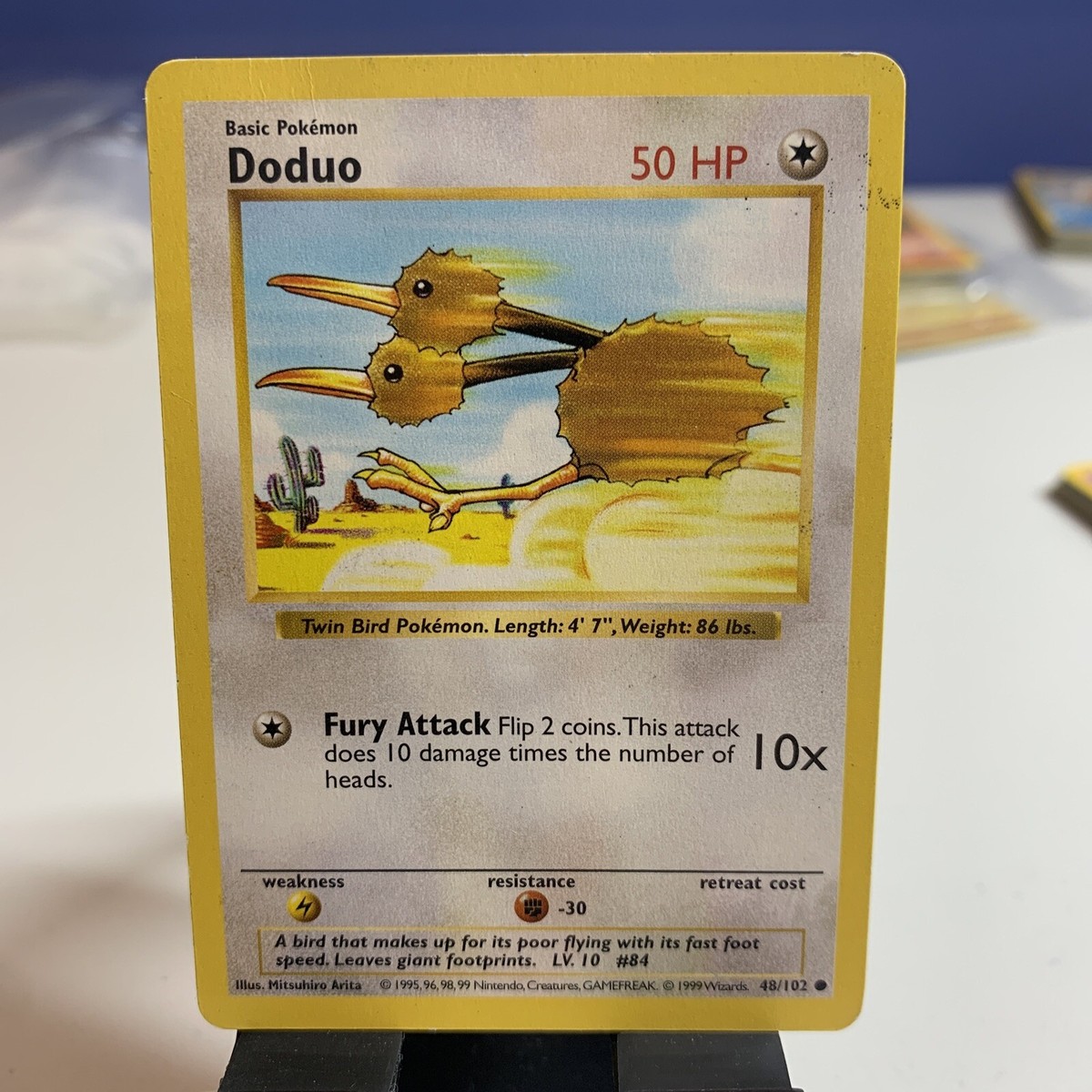 1995, 96, 98 Pokemon Card **Doduo** - Base Set # 48/102
