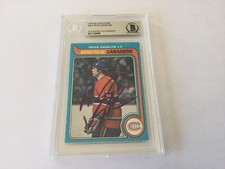 Brian Engblom Signed Autographed Card Slabbed Encapsulated Beckett BAS COA a
