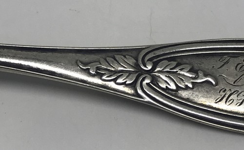 Coin Silver Butter Knife Spreader By Augustine Dunyon Portland ME c1840 Rare - Picture 4 of 10