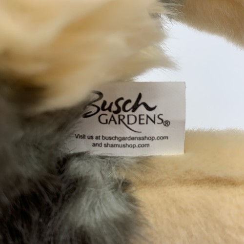 Busch Gardens Williamsburg VA Gray Wolf Realistic Plush Stuffed Animal Toy 18" - Bild 9 von 11