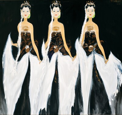 Srihadi Soedarsono Inner Beauty Art Print Spiritual Figure Decor