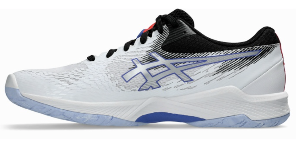 ASICS V-SWIFT FF 4 Volleyball Shoes White/Silver 1053A066 ASICS V-SWIFT FF 4 Volleyball Shoes White/Silver 1053A066