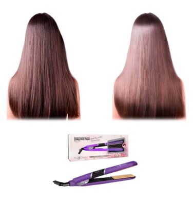 ProCabello Nano Fiber Flat Iron with Zero Friction Technology, Purple, Hair Tool