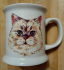 Vintage Persian Cat Ceramic Mug "Legends and Origins" of the Breed 16 Oz — photo 1
