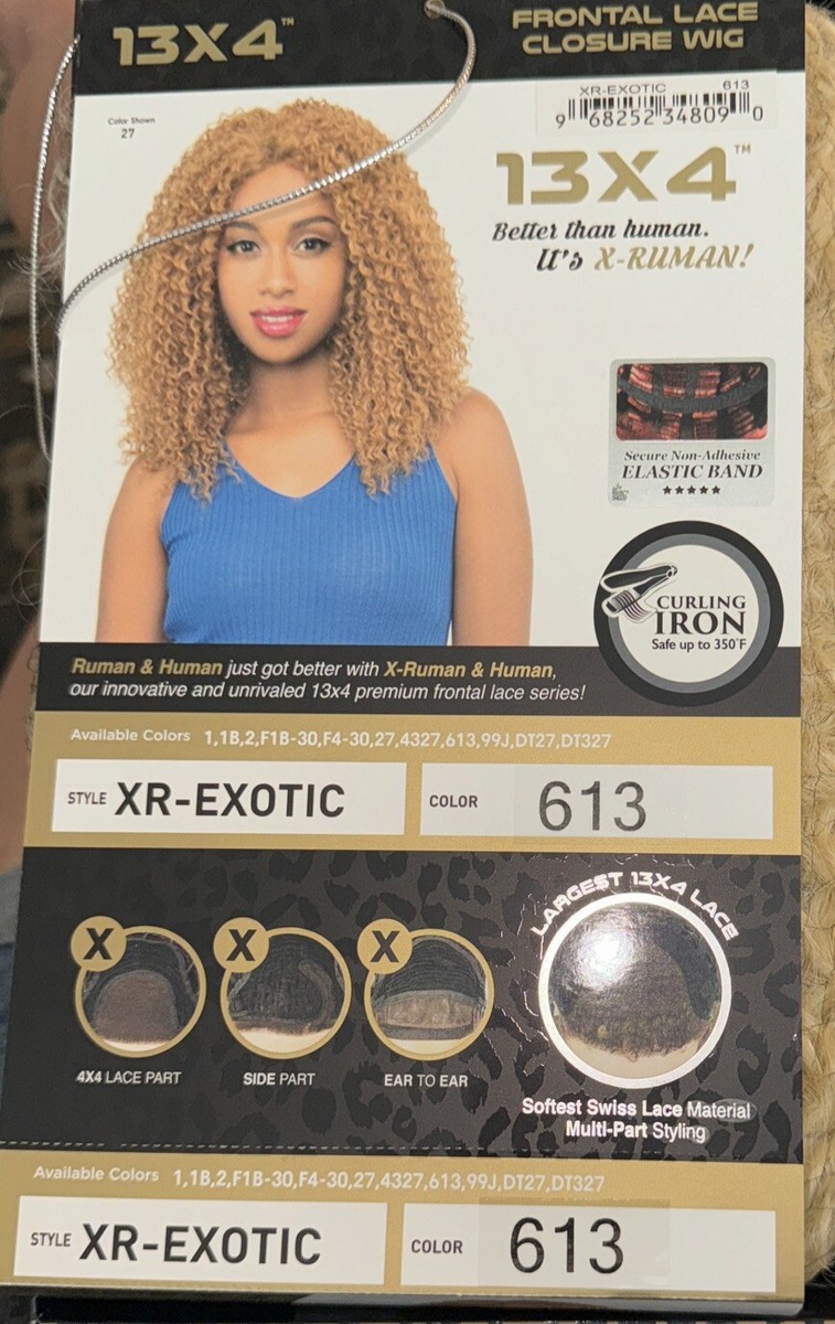 R&B Synthetic 13X4 Frontal Lace Front Wig XR-Exotica 613