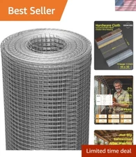 Eco-Friendly 1/2 Inch Hardware Cloth 48''x50' - Quality Garden Fencing Solution