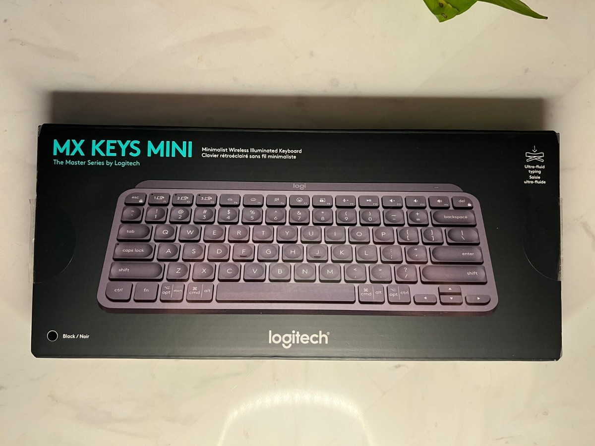 LOGITECH MX KEYS MINI WIRELESS KEYBOARD (BLACK), ENGLISH