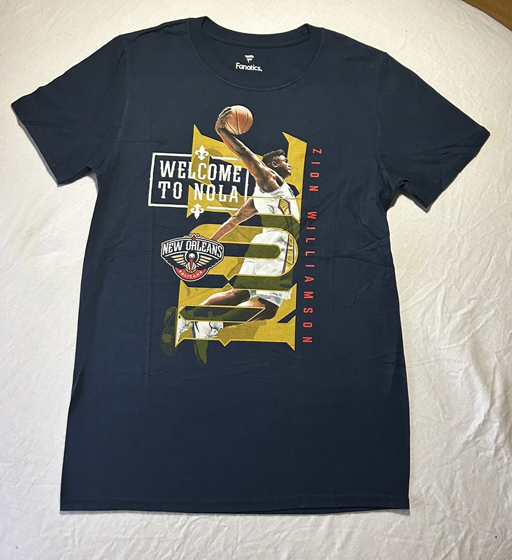 Navy Zion Williamson Tshirt Women's New Orleans Pelicans Zion