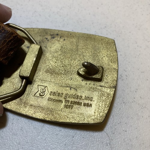Grove Hydraulic Cranes Belt And Buckle Vintage 1977. 48 Inch B9 - Picture 2 of 5