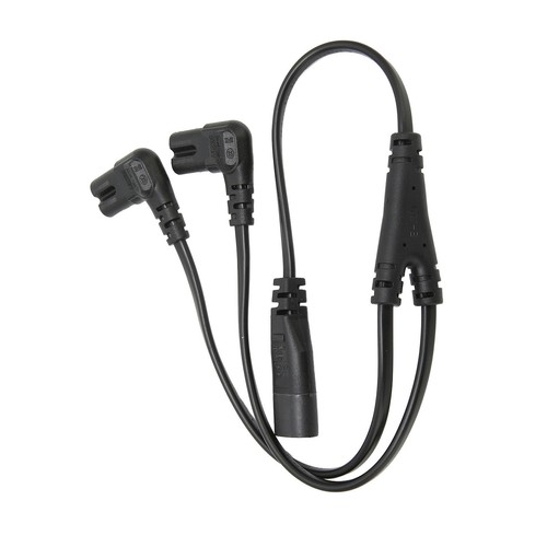 IEC 320 C8 To Dual C7 Y Split Power Cord 1500W IEC Figure 8 Male To 2 Fit - Picture 2 of 22