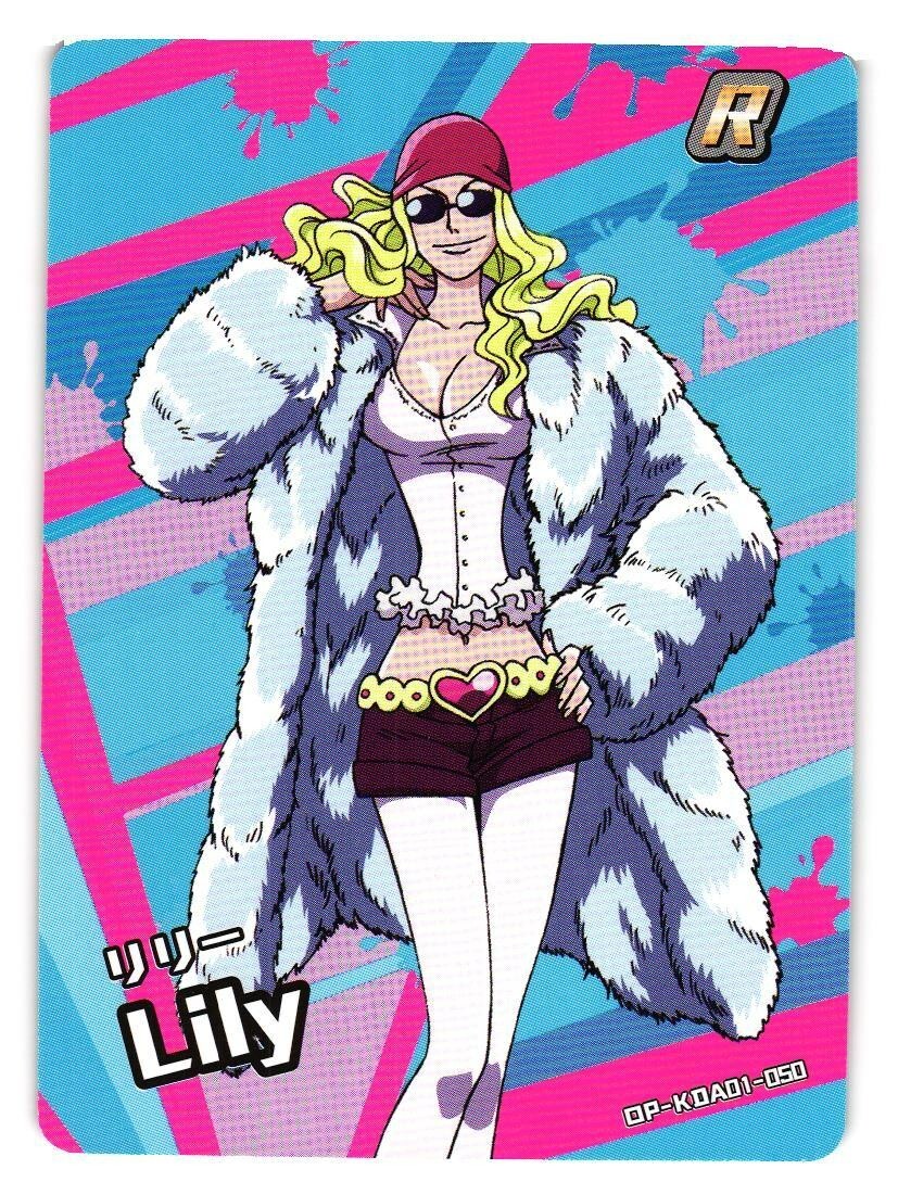 Lily R OP-KDAD1-050 One Piece Anime TCG CCG Anime Card | eBay
