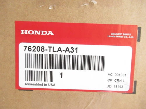 Genuine OEM Honda 76208-TLA-A31 Passenger Side Mirror Assy w/ Signal 17-20 CR-V