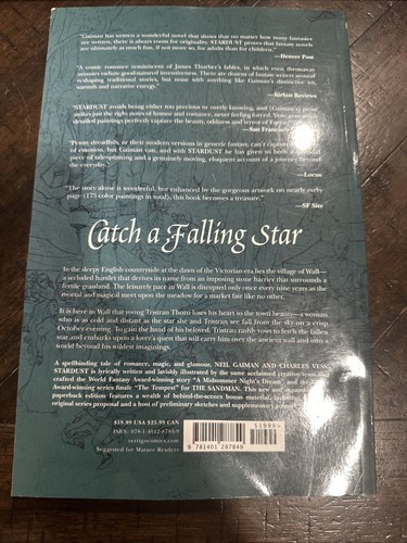 STARDUST - Trade PaperBack - NEIL GAIMAN Charles Vess - DC Vertigo - Picture 2 of 4