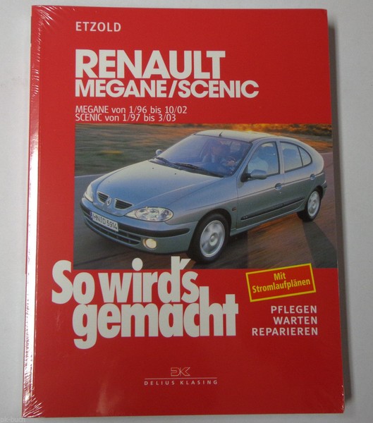 Reparaturanleitung So Wird's Gemacht Renault Megane / Megane Scenic 1996 - 2003-image