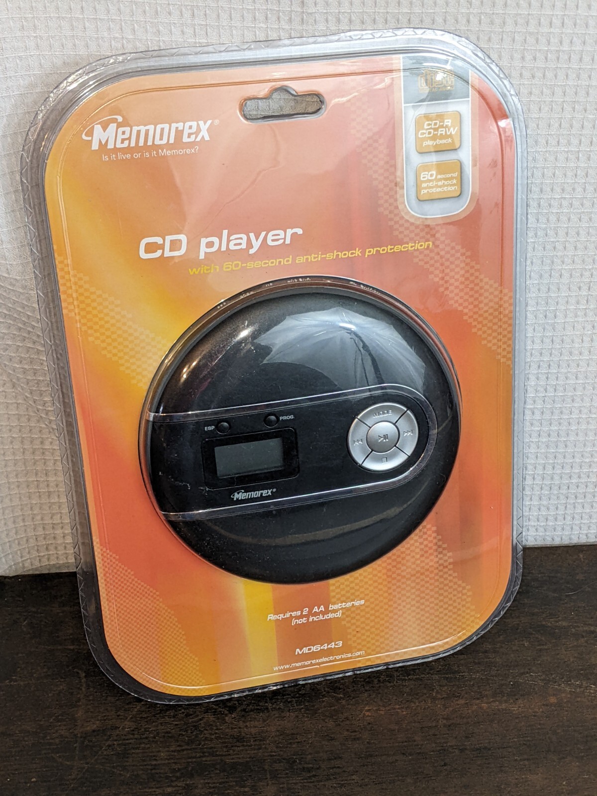 Memorex Portable Personal CD Player MD6443 Headphones for sale online ...