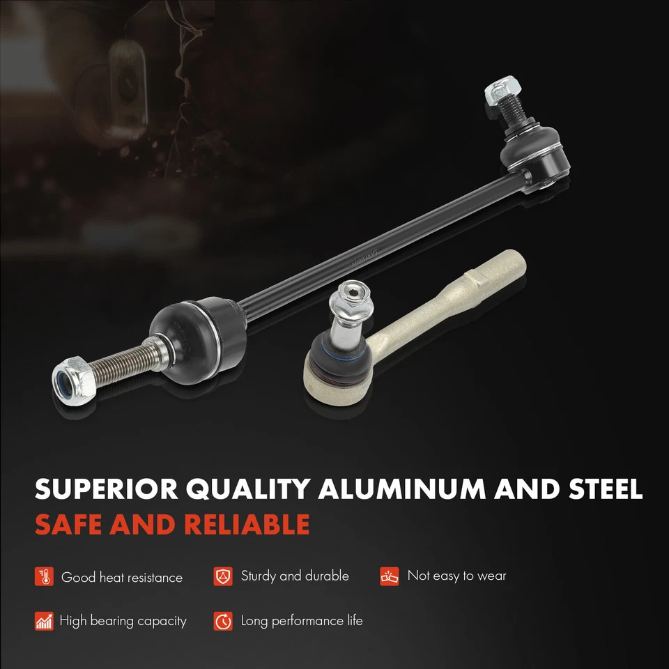 6x Extremos de barra estabilizadora delantera eslabones interiores y exteriores para Mercedes-Benz S W221 W222 Foto 4 de 4