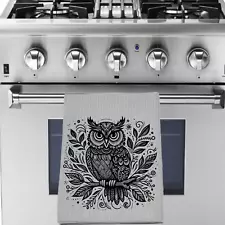 Gray Owl Kitchen Dish Towel 16x24 Bird Waffle Weave Decorative Hand Towel 16x24