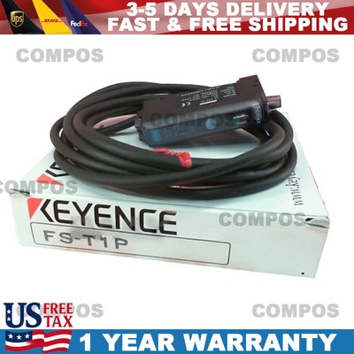 KEYENCE FS-T1P NEW IN BOX FIBER OPTIC AMPLIFIER FOR SENSOR PNP 12-24VDC