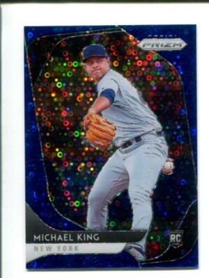 Michael King /199 2020 Panini Prizm Quick Pitch Blue Donut Circle #67  RC