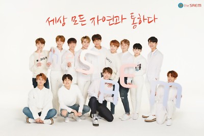 SEVENTEEN X THE SAEM LIMITED POSTER EACH MEMBER | eBay