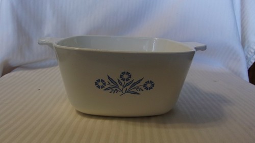 Corning Ware P-13/4-B 1.75 Quart Casserole Bowl Blue Cornflower Pattern (NO Lid) - Picture 3 of 6