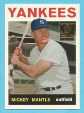 MICKEY MANTLE 1996 Topps Mantle #14 Yankees (1964 Topps)