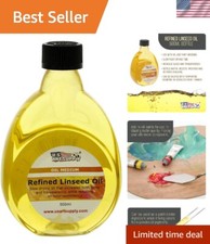 High-Quality Refined Linseed Oil - 500ml - Elevate Your Oil Painting Experience