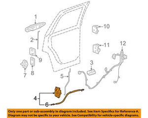 Chevrolet GM OEM 13-15 Spark Rear Door-Lock Actuator Motor 95967087 Chevrolet GM OEM 13-15 Spark Rear Door-Lock Actuator Motor 95967087