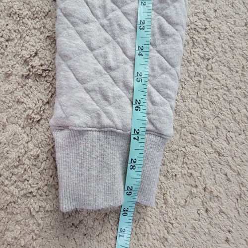 Faherty Mens L 1/4 Snap Epic Quilted Fleece Pullover Beige Oatmeal - Picture 7 of 11