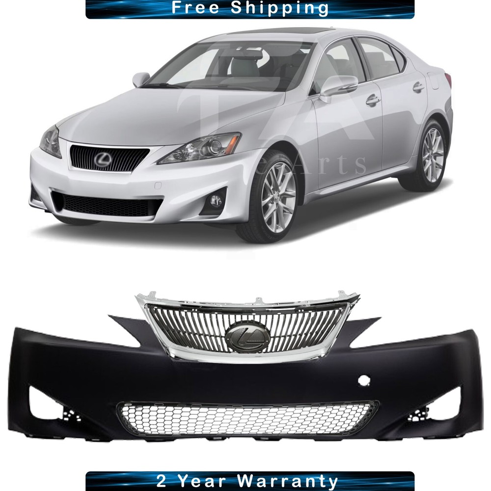 2006-2008 Lexus IS250 IS350 Front Bumper Cover Fascia Grille Kit