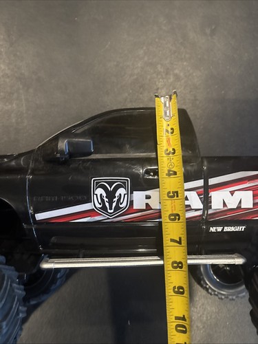 New Bright Black Dodge Ram 1500, 1:6 Scale Remote Control Pickup Truck Parts - Picture 12 of 16