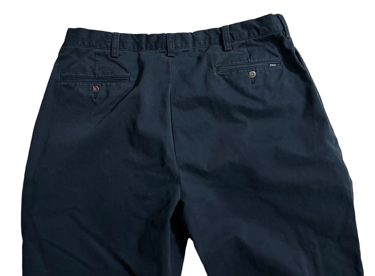 90s ラルフローレン Ethan pants ポロチノ ネイビー W31 eaddc7518766844751960a05a9d0b5