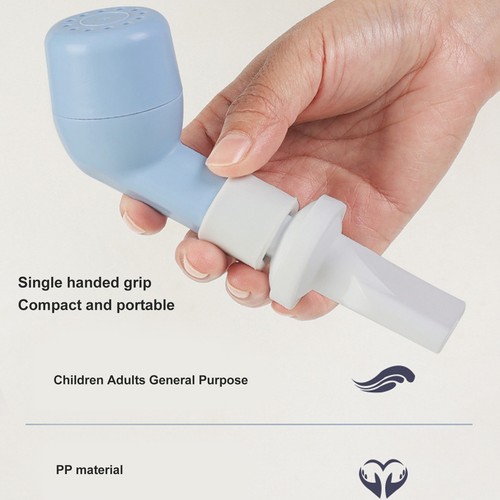 Lung Expansion Mucus Relief Device Flutter Valve Portable With Adjustable - Picture 5 of 12