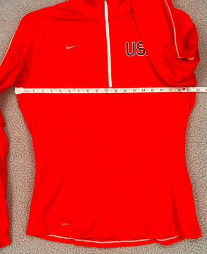 Nike Dri-Fit Element RED USA Damen 1/4 Zip Pullover Gr. L amerikanische Flagge - Bild 11 von 20