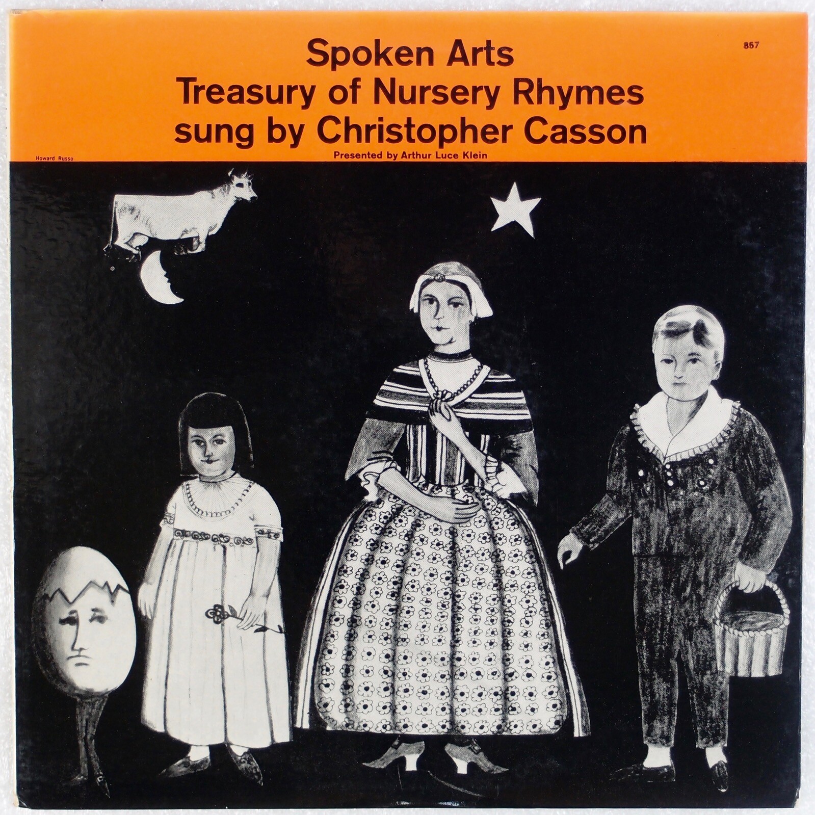 TREASURY OF NURSERY RHYHMES Spoken Arts, Rare Spoken Word LP