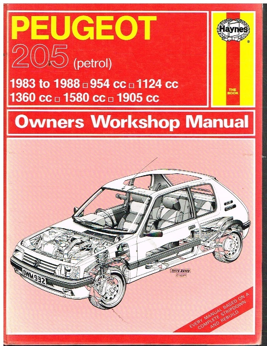 Peugeot 205 Haynes Car Service & Repair Manuals for sale | eBay UK