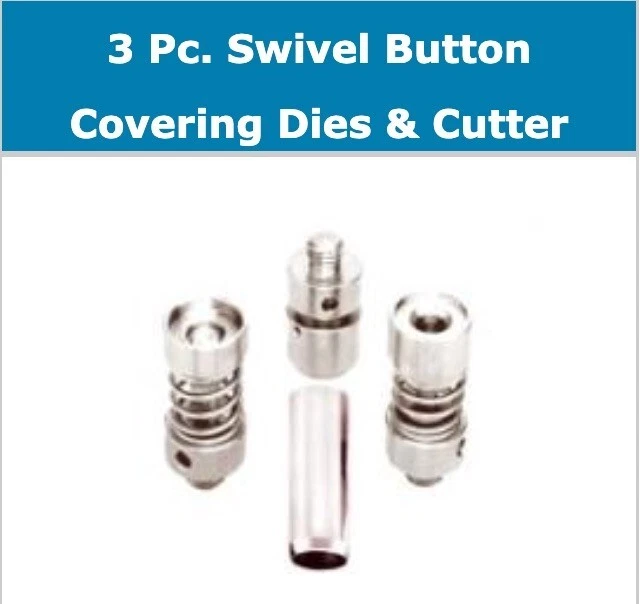 Osborne WDIHUC243: 3 Pc. Swivel Button Covering Dies & Cutter, Size 24: 5/8" REG - Image 2 of 4