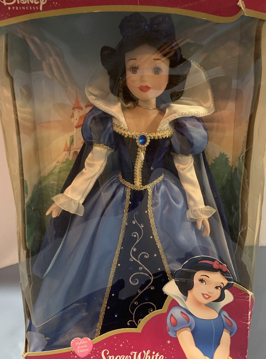 Snow White Porcelain Keepsake Disney Princess Doll 2003 Holiday
