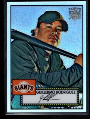 GUILLERMO RODRIGUEZ  GIANTS  2007 TOPPS '52 CHROME #TCRC83 - REFRACTOR #ed/552