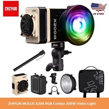 ZHIYUN MOLUS X200 RGB Combo 200W Video Light zhiyun Light Supports HUB Expansion