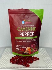 Cayenne Pepper Softgels Supplement, Supports Leg VeinHeart and Blood Vessel