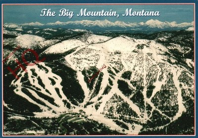 Ansichtskarte:;Montana, Big Mountain Skigebiet