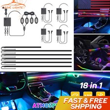 Universal 18in1 Symphony Rgb Car Led Atmosphere Ambient Light Interior Led Strip Universal 18in1 Symphony Rgb Car Led Atmosphere Ambient Light Interior Led Strip