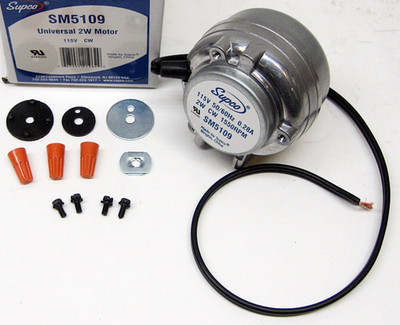 WP5109 Condenser Fan Motor 2W for Whirlpool/Kenmore Replaces 833697