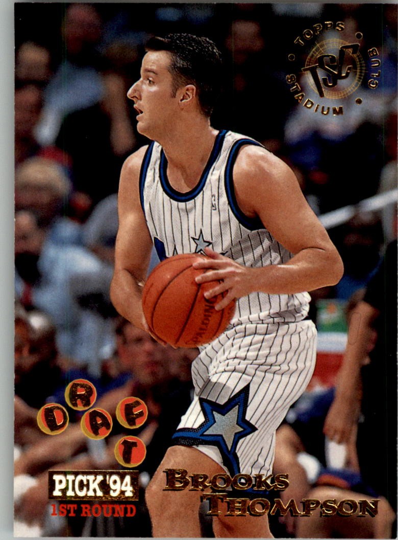 1994-95 Stadium Club #345 Brooks Thompson RC - BSK