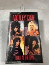 Motley Crue Shout At The Devil 1983 Elektra Asylum Cassette Tape