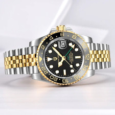 40MM PAGANI DESIGN GMT Automatic Watch Men Luxury Waterproof Stainless Steel NEW