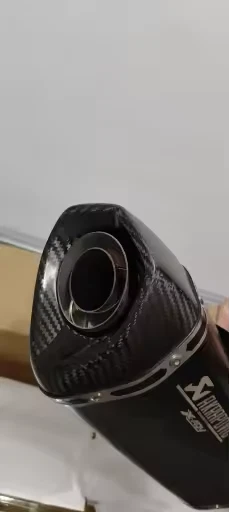 MARMITTA TERMINALE DI SCARICO CON LOGO AKRA CARBONIO HONDA X-ADV 750 2017-2025 - Imagen 3 de 4
