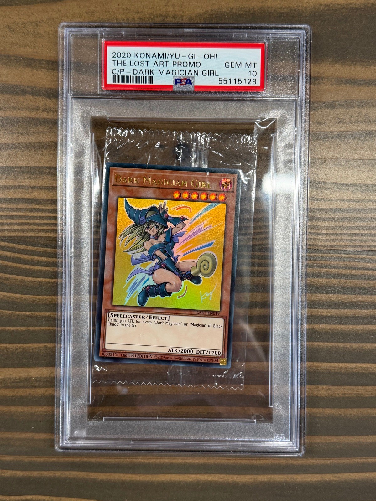 2020 KONAMI/YU-GI-OH! THE LOST ART PROMOTION CELLO PACK C/P-DARK MAGICIAN GIRL The Lost Art Promo front